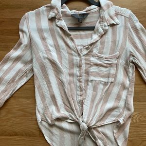 MIX by 41 Hawthorn Seawall Tie front shirt